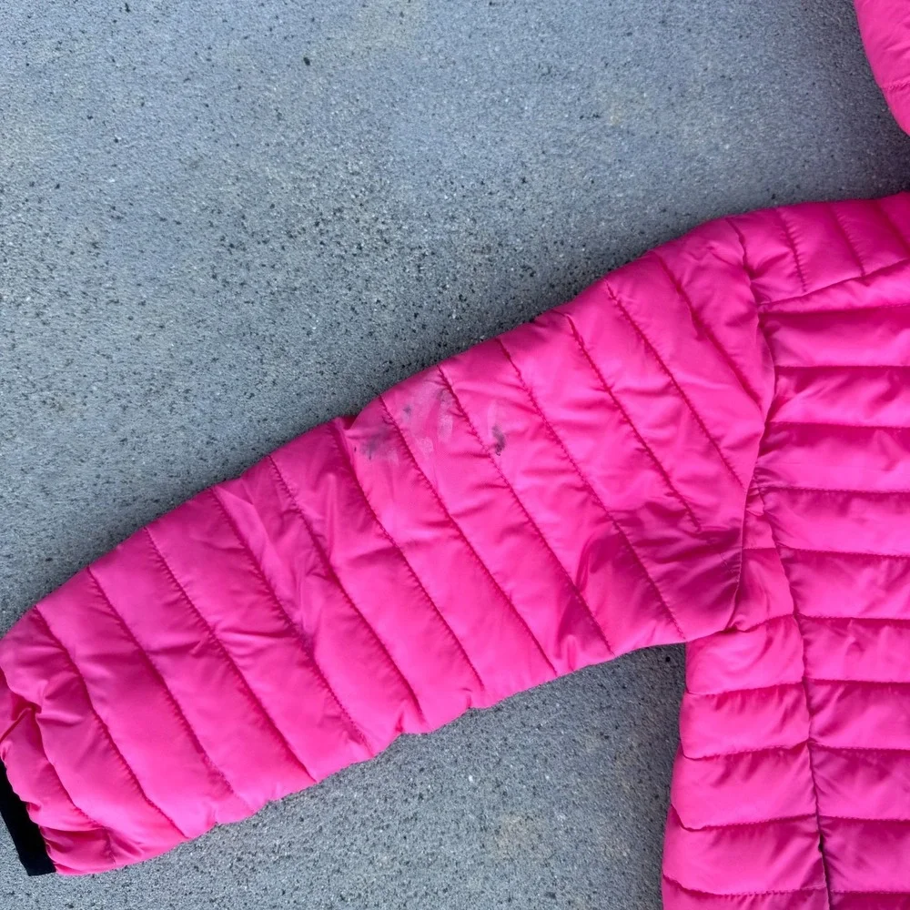 The Northface Kids Toddler 10T Down Zip Hood Jacket Style Pink Summit Series 900